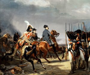 1806年10月14日のイェーナの戦い 作： Emile Jean Horace Vernet