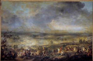 1800年6月14日のマレンゴの戦い 革命的なフランスを封じ込め、王政復古を目指すヨーロッパ諸国の連合側で、第二次連合（1798-1800）の戦争中に発生した。エミール・ディ・オラス・ヴェルネ（1789-1863）による絵画 1800 作： Emile Jean Horace Vernet