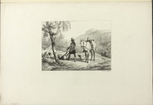 採石場 作： Emile Jean Horace Vernet
