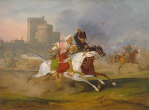 タークとコサック、1809 作： Emile Jean Horace Vernet
