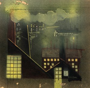 夜の産業、カリフォルニア州。 1940年。 作： Horatio C. Forjohn