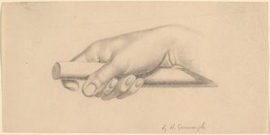 ショートロッドを持つ右手 作： Horatio Greenough