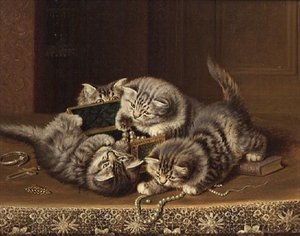 子猫 作： Horatio Henry Couldery
