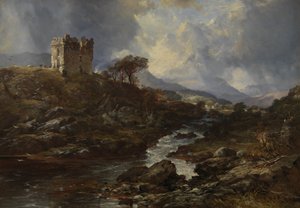 キンロシャリン城 作： Horatio McCulloch