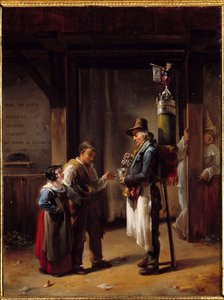 ココ商人。 Hortense Lecot（1809-1868）による絵画 作： Hortense Lecot