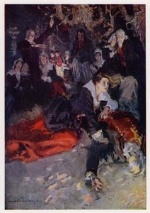 Henry Wadsworth LongfellowによるEvangeline、A Tale of Arcadieのイラスト（カラーリソ）