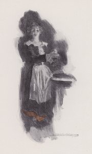 Henry Wadsworth LongfellowによるEvangeline、A Tale of Arcadieのイラスト（litho） 作： Howard Chandler (after) Christy