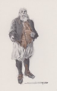 Henry Wadsworth LongfellowによるEvangeline、A Tale of Arcadieのイラスト（litho） 作： Howard Chandler (after) Christy