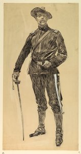 アメリカ将校 (米西戦争) 作： Howard Chandler Christy