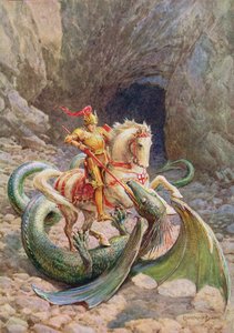 ドラゴンは...セントから死んだ地球に落ちました。 George and the Dragon