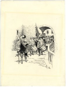 ニューヨークの進化のためのテールピース、II 作： Howard Pyle