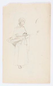 無題（フラワーガール） 作： Howard Russell Butler