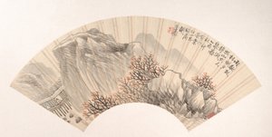 風景、1885 年。 作： Hu Yuan