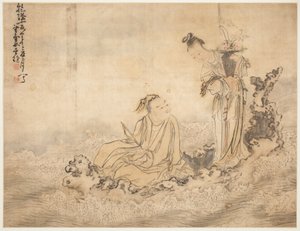 風景と人物フィギュア