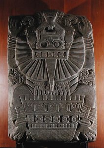 Tlaltecuhtli、古典期以降（900-1521）（石材） 作： Huaxtec Huaxtec