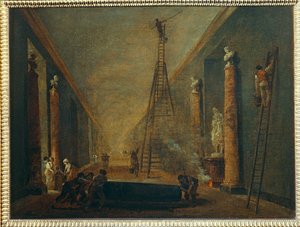 La Grande Galerie en cours de restauration - 修復中のグランド・ギャラリー ...
