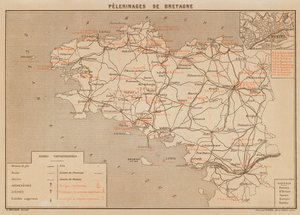 Pelerinages De Bretagne（カラーリトグラフ） 作： Hubert Clerget