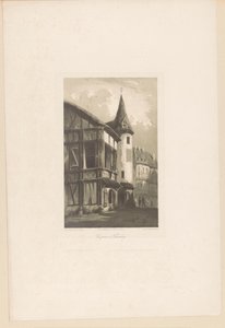 ニュルンベルクの塔のある家の眺め Vue Prize à Nüremberg (オブジェクトのタイトル) 風景の断片（連載タイトル） Fragments de Paysages (シリーズタイトル)