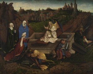 墓の三人のメアリー、c。 1440 作： Hubert Eyck
