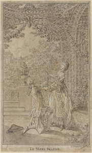 シルフの夫 作： Hubert Francois Gravelot