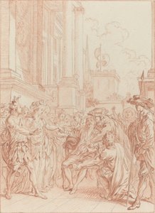 なんと、真のキリスト教徒は多くの美徳を持っているだろう 作： Hubert Francois Gravelot