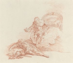 統治する、彼は言う、勝利し、私の息子のすべてにいる 作： Hubert Francois Gravelot