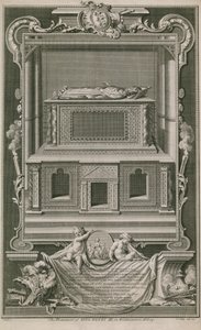 ヘンリー3世の記念碑 作： Hubert Francois Gravelot