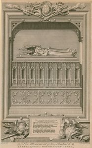 リチャード2世王とアン女王の記念碑 作： Hubert Francois Gravelot