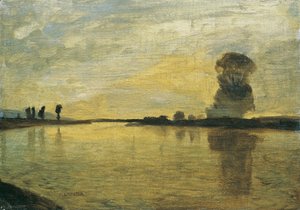 ドナウの風景 作： Hubert Landa