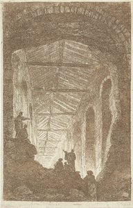 アンティークギャラリー Les Soirees de Rome (シリーズタイトル) Roman Faces (シリーズタイトル) 作： Hubert Robert