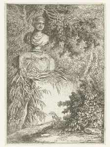 バスト Les Soirees de Rome (シリーズタイトル) Roman Faces (シリーズタイトル) 作： Hubert Robert
