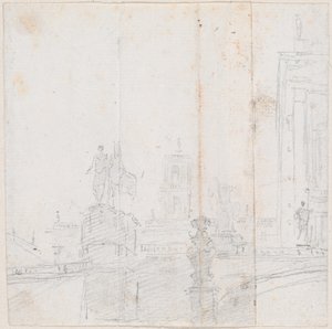 カピトリーノの丘 作： Hubert Robert