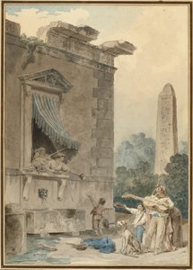 チャリティーレディ 作： Hubert Robert