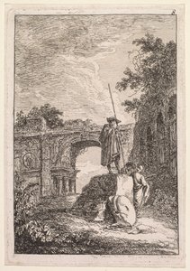 ローマの夜：LArc de triomphe、1763-1764。