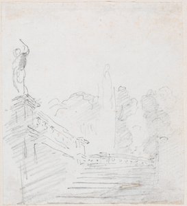モニュメンタル階段 作： Hubert Robert