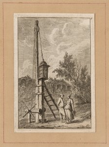 ローマの夕べからプレート ナイン 作： Hubert Robert