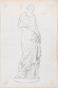 トーガの女像 作： Hubert Robert