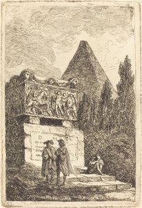 石棺 作： Hubert Robert