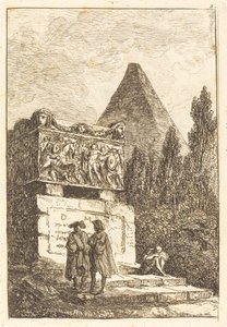 石棺 作： Hubert Robert