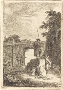 凱旋門 作： Hubert Robert