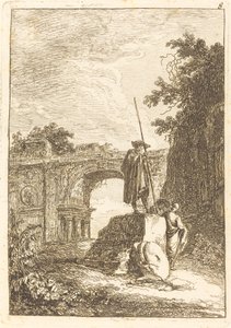 凱旋門 作： Hubert Robert