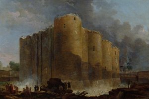 バスティーユの解体、1789年7月14日 作： Hubert Robert