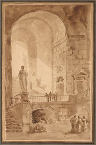 アーチ型階段、c。 1770-1779。