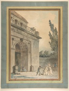  作： Hubert Robert