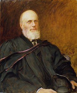 ニュー・カレッジのバーサー、アルフレッド・ロビンソン（油彩・キャンバス 作： Hubert von Herkomer