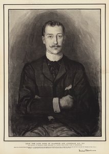HRHクラレンス後期公爵とエイボンデール、KG、KP 作： Hubert von Herkomer