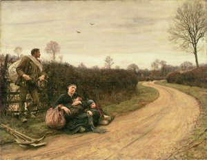 ハード・タイムズ 作： Hubert von Herkomer