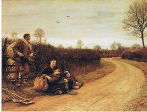 厳しい時代 作： Hubert von Herkomer