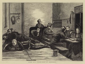アルダーショットのガードルームでの夜 作： Hubert von Herkomer