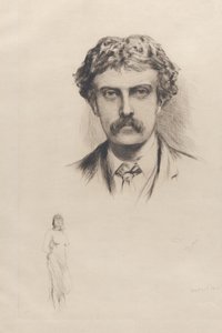 セシル・ローソンの肖像、1882年。 作： Hubert von Herkomer